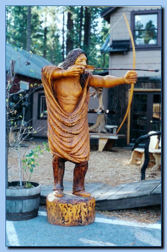 2-33-native american with bow and arrow-archive